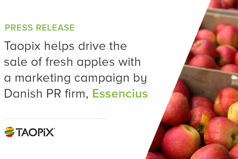 Taopix help drive the sale of fresh apples graphic